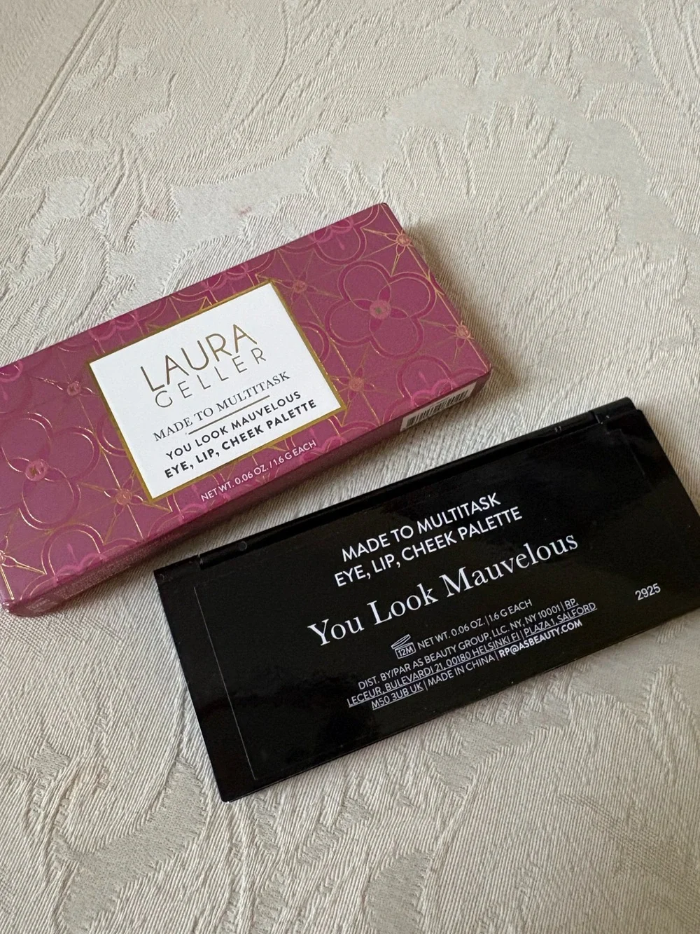 Laura Geller Multiuse Cream Blush, Eye & Highlighter Palette You Look Mauvelous